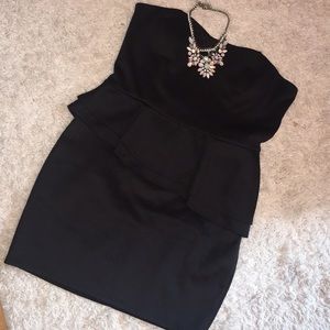Strapless Little Black Dress